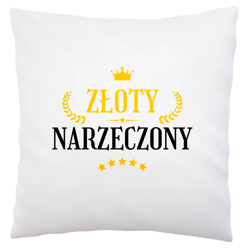 Złoty Narzeczony - Poduszka Biała