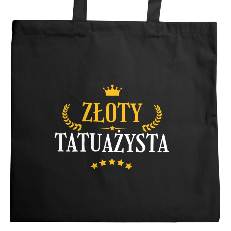 Złoty Tatuażysta - Torba Na Zakupy Czarna