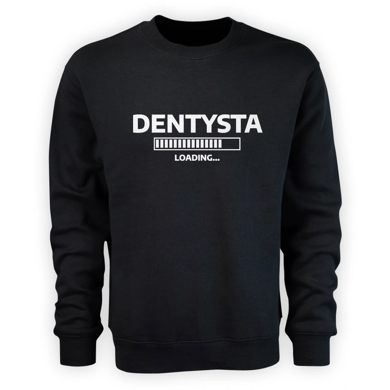 Dentysta Loading - Męska Bluza Czarna