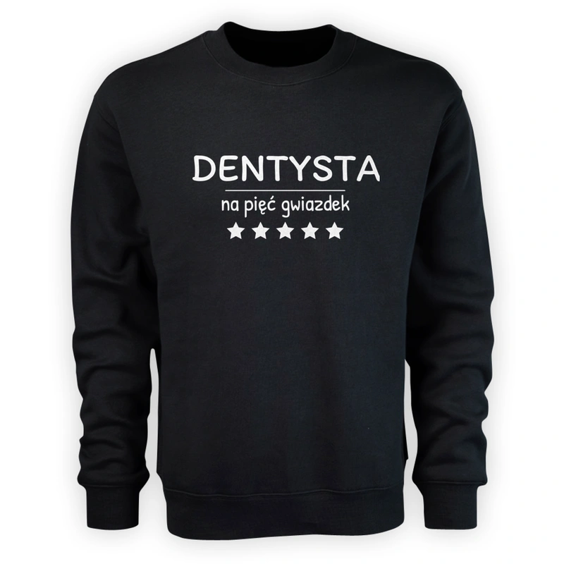 Dentysta Na 5 Gwiazdek - Męska Bluza Czarna