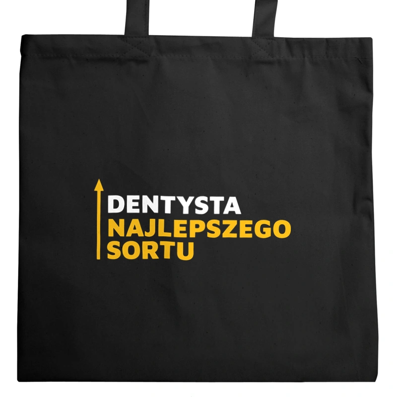 Dentysta Najlepszego Sortu - Torba Na Zakupy Czarna