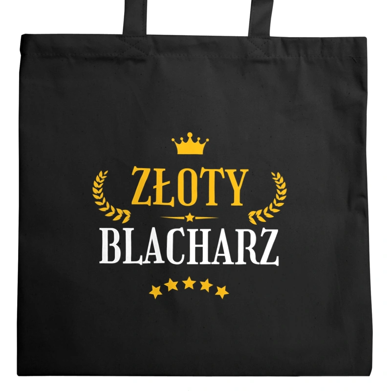 Złoty Blacharz - Torba Na Zakupy Czarna