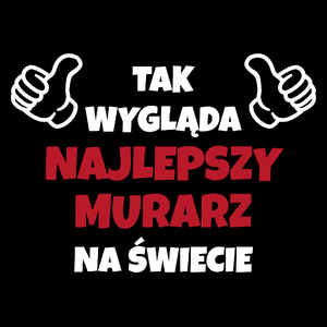 Tak Wygląda Najlepszy Murarz Na Świecie - Torba Na Zakupy Czarna