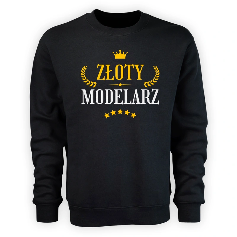 Złoty Modelarz - Męska Bluza Czarna