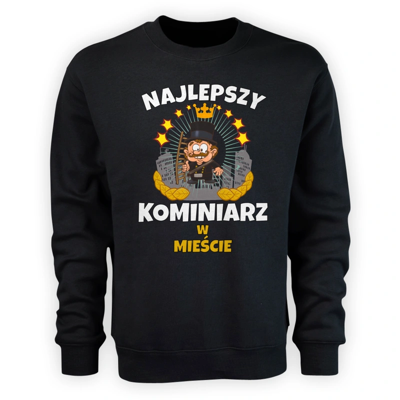 Najlepszy Kominiarz W Mieście - Męska Bluza Czarna