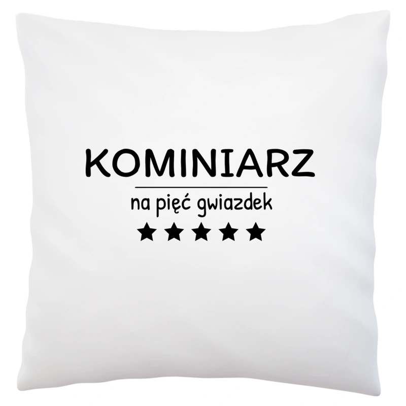 Kominiarz Na 5 Gwiazdek - Poduszka Biała