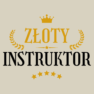 Złoty Instruktor - Torba Na Zakupy Natural