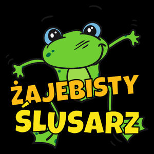 Żajebisty ślusarz - Torba Na Zakupy Czarna