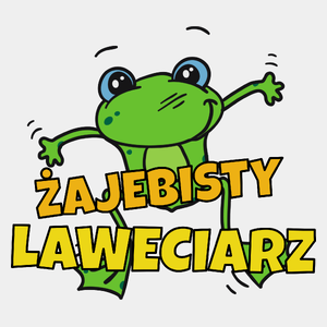 Żajebisty Laweciarz - Męska Koszulka Biała