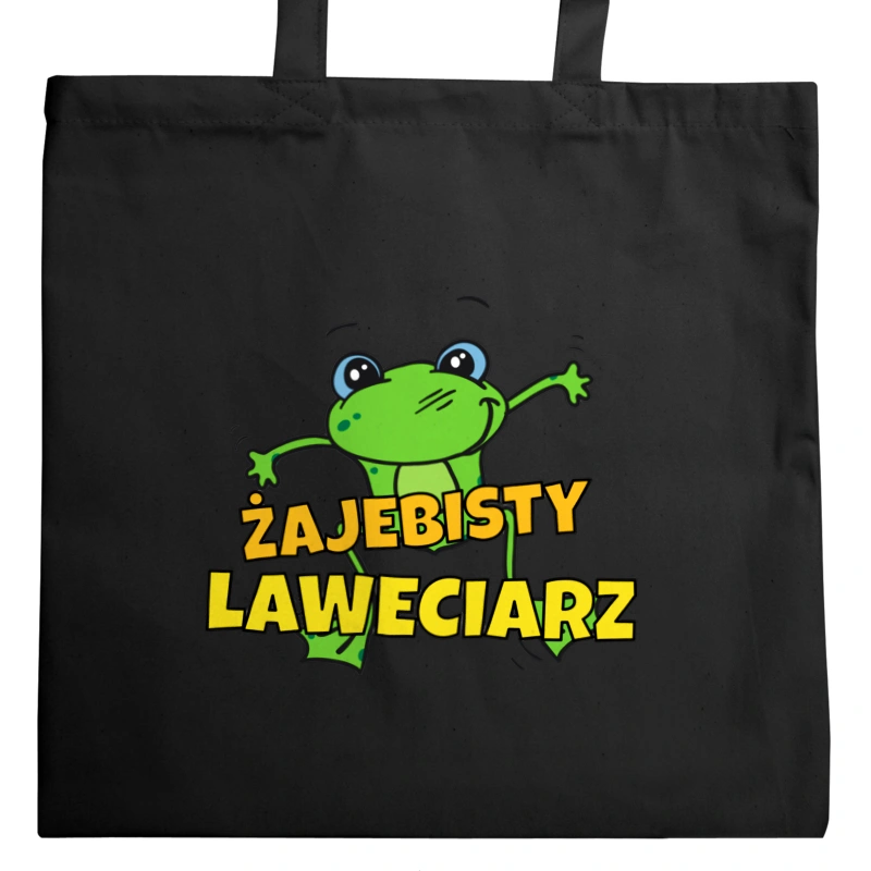 Żajebisty Laweciarz - Torba Na Zakupy Czarna