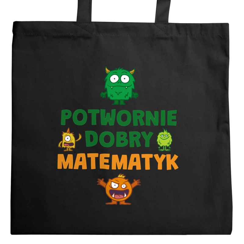 Potwornie Dobry Matematyk - Torba Na Zakupy Czarna