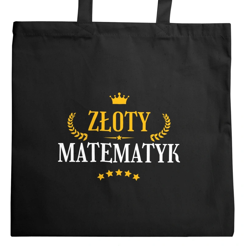 Złoty matematyk - Torba Na Zakupy Czarna