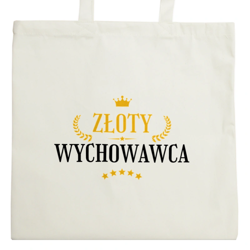 Złoty Wychowawca - Torba Na Zakupy Natural