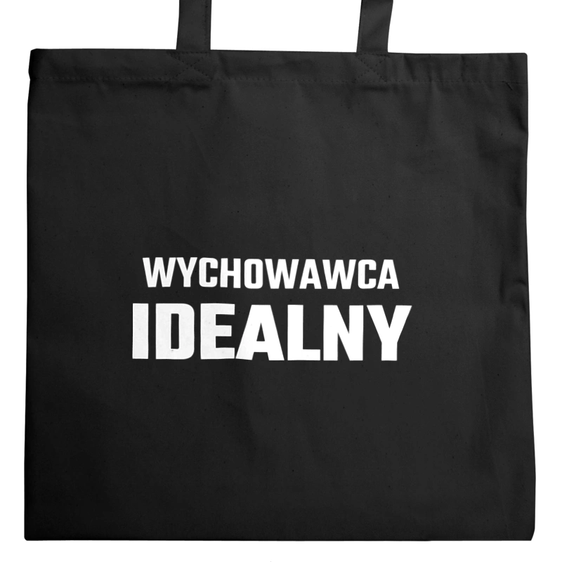 Wychowawca Idealny - Torba Na Zakupy Czarna