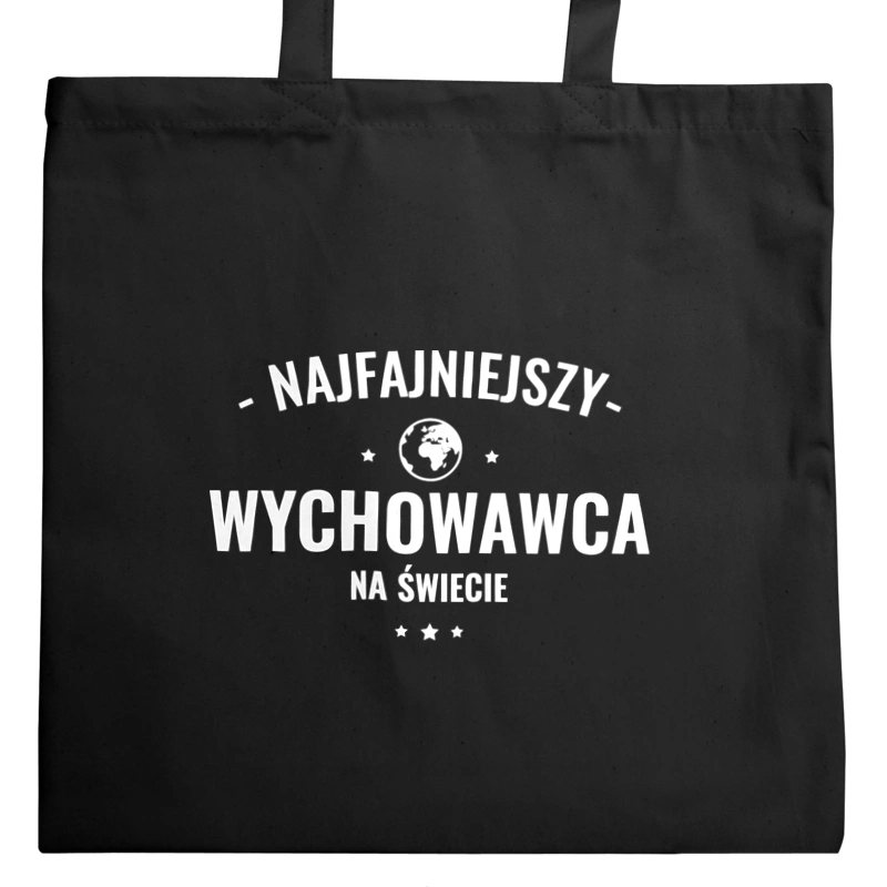 Najfajniejszy Wychowawca Na Świecie - Torba Na Zakupy Czarna