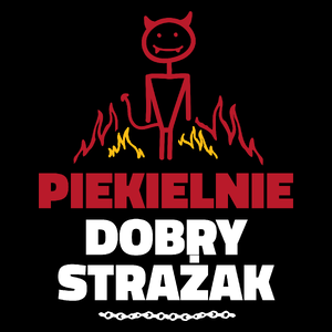 Piekielnie Dobry Strażak - Torba Na Zakupy Czarna