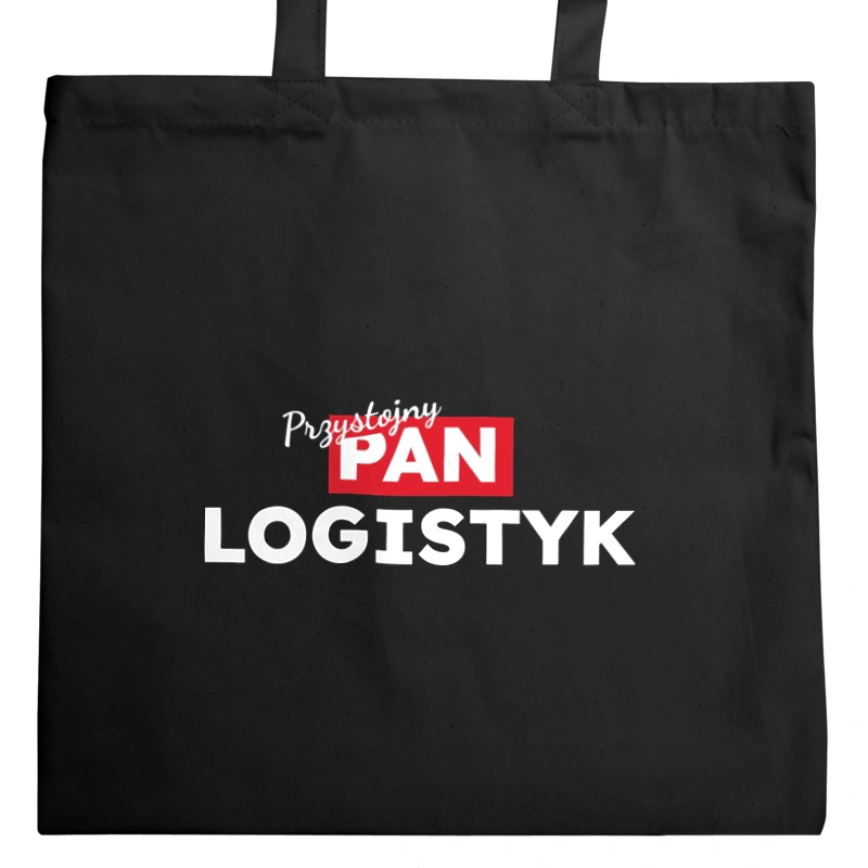 Przystojny Pan Logistyk - Torba Na Zakupy Czarna