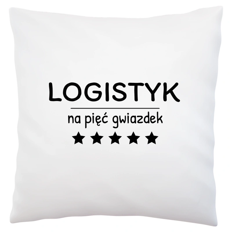 Logistyk Na 5 Gwiazdek - Poduszka Biała