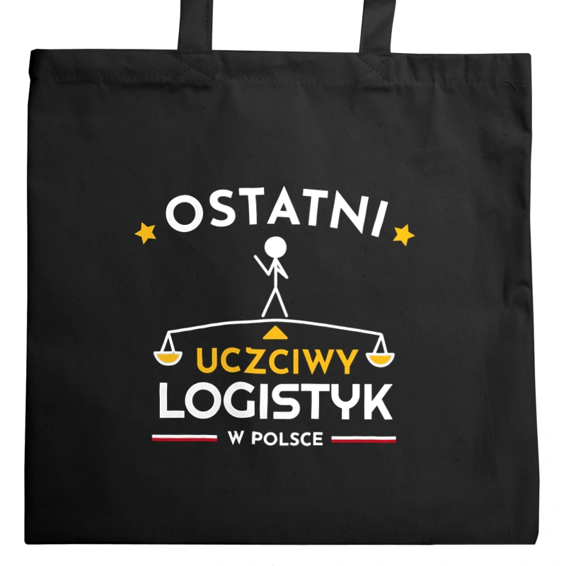 Ostatni uczciwy logistyk w polsce - Torba Na Zakupy Czarna