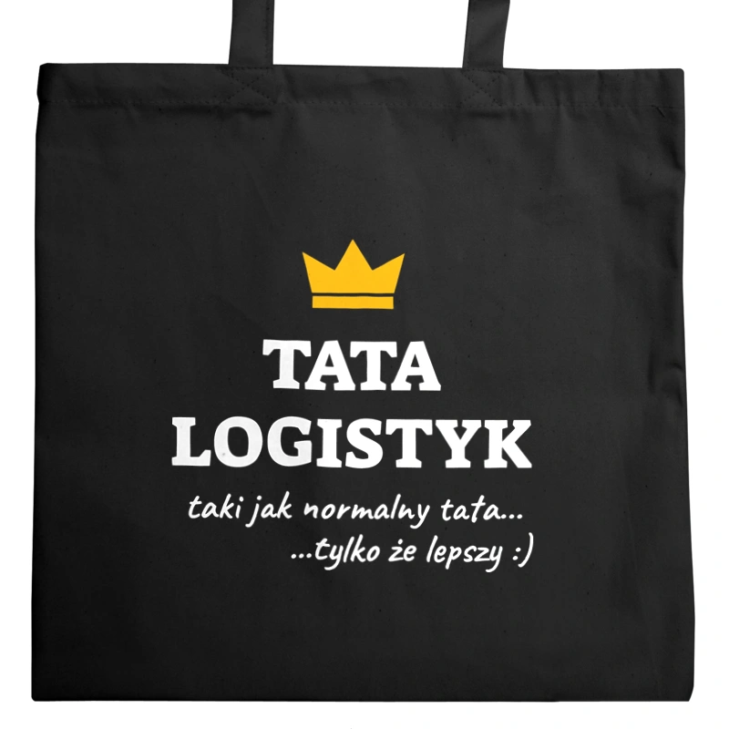 Tata Logistyk Lepszy - Torba Na Zakupy Czarna