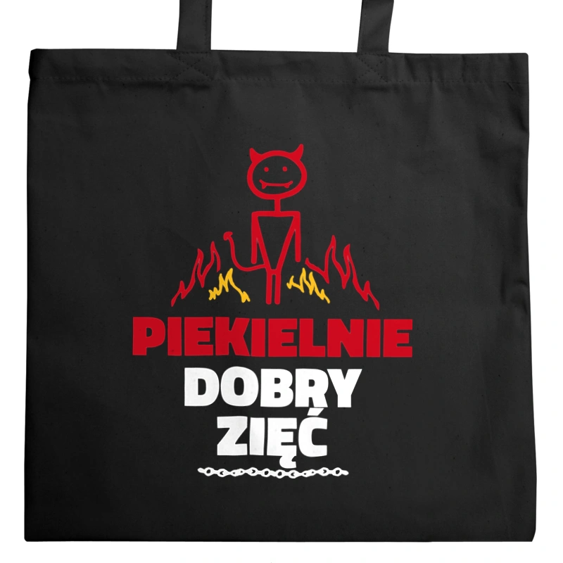 Piekielnie Dobry Zięć - Torba Na Zakupy Czarna