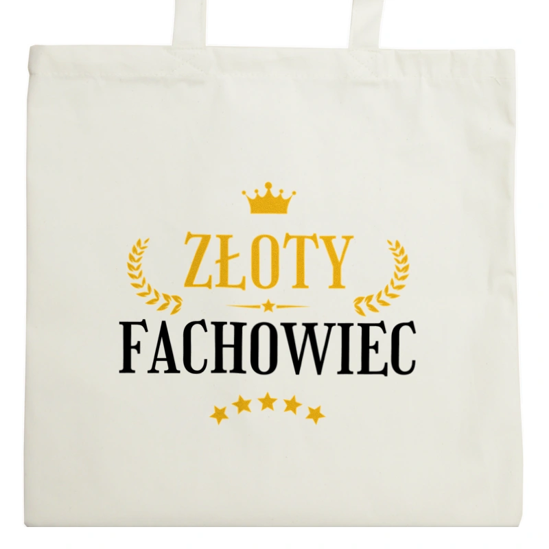 Złoty Fachowiec - Torba Na Zakupy Natural