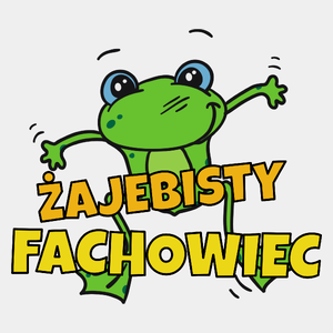 Żajebisty Fachowiec - Męska Koszulka Biała