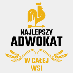 Najlepszy adwokat w całej wsi - Męska Koszulka Biała