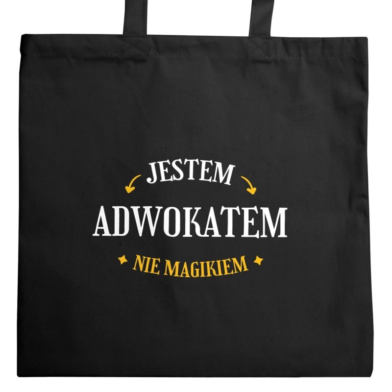 Jestem Adwokatem Nie Magikiem - Torba Na Zakupy Czarna