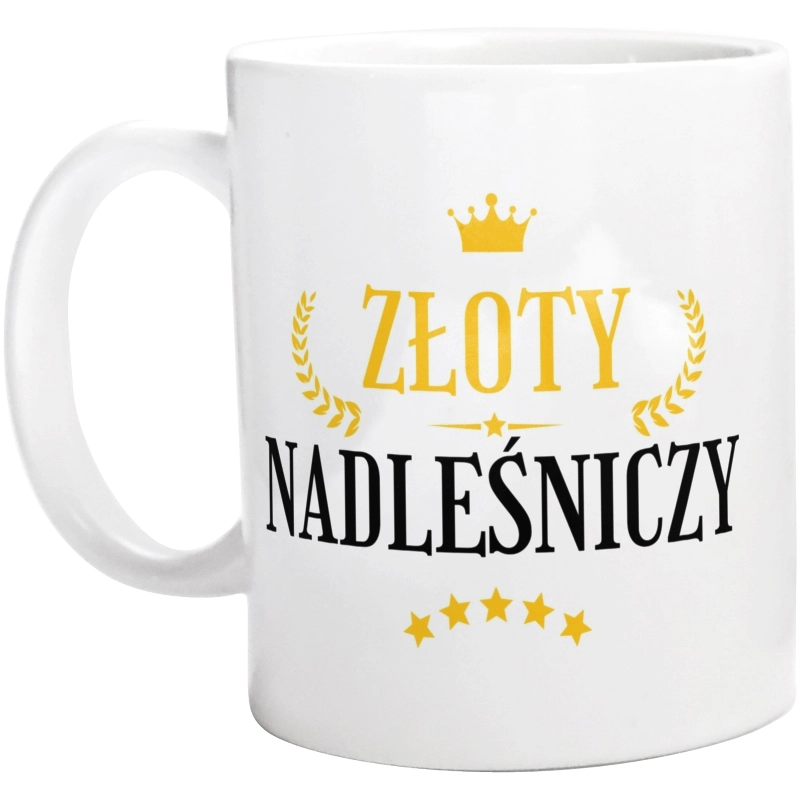 Złoty Nadleśniczy - Kubek Biały