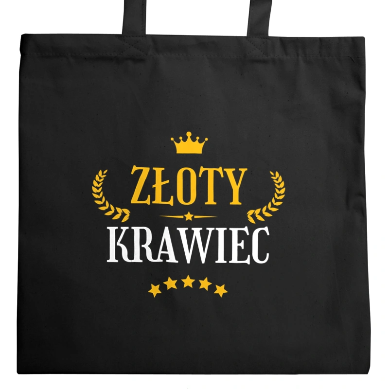 Złoty Krawiec - Torba Na Zakupy Czarna