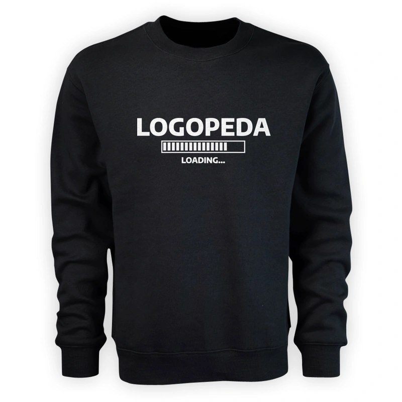 Logopeda Loading - Męska Bluza Czarna