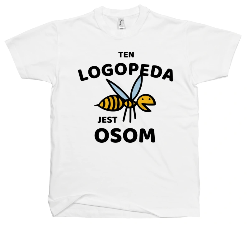 Ten Logopeda Jest Osom Awesome - Męska Koszulka Biała