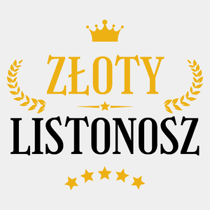 Złoty Listonosz - Męska Koszulka Biała