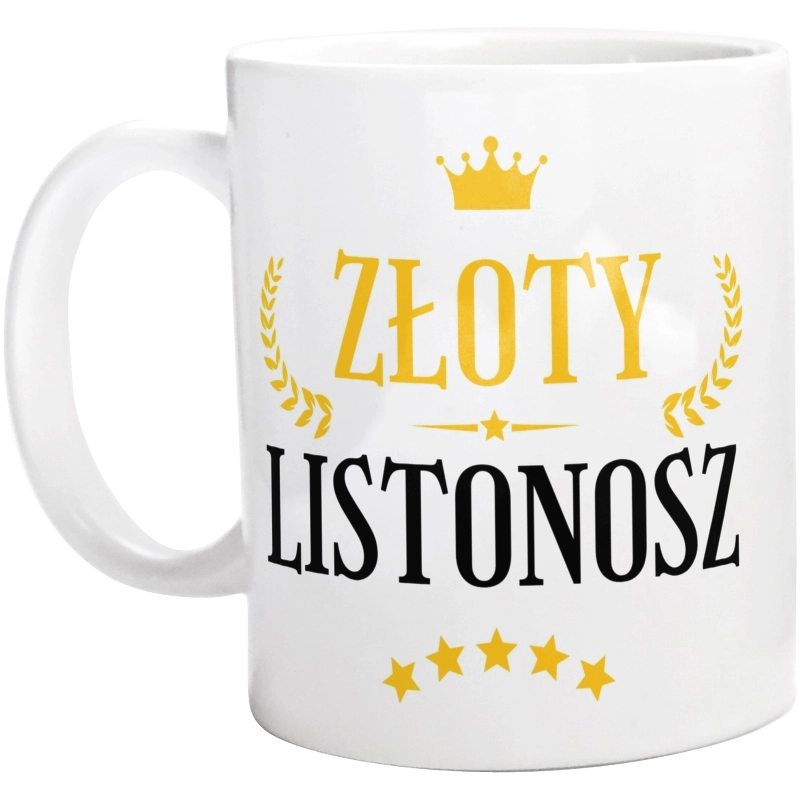 Złoty Listonosz - Kubek Biały