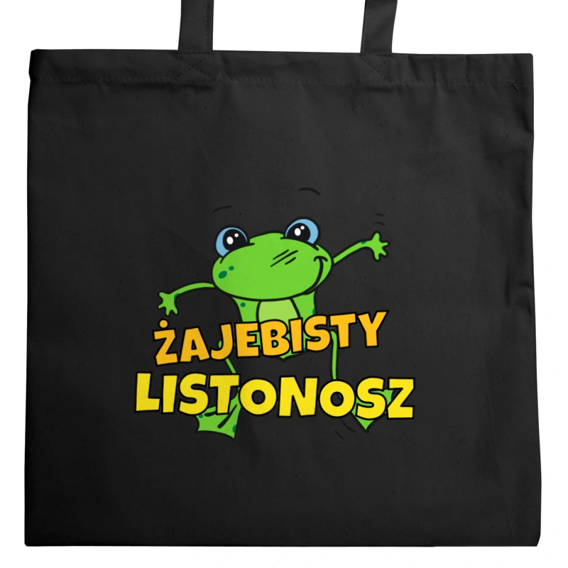 Żajebisty listonosz - Torba Na Zakupy Czarna