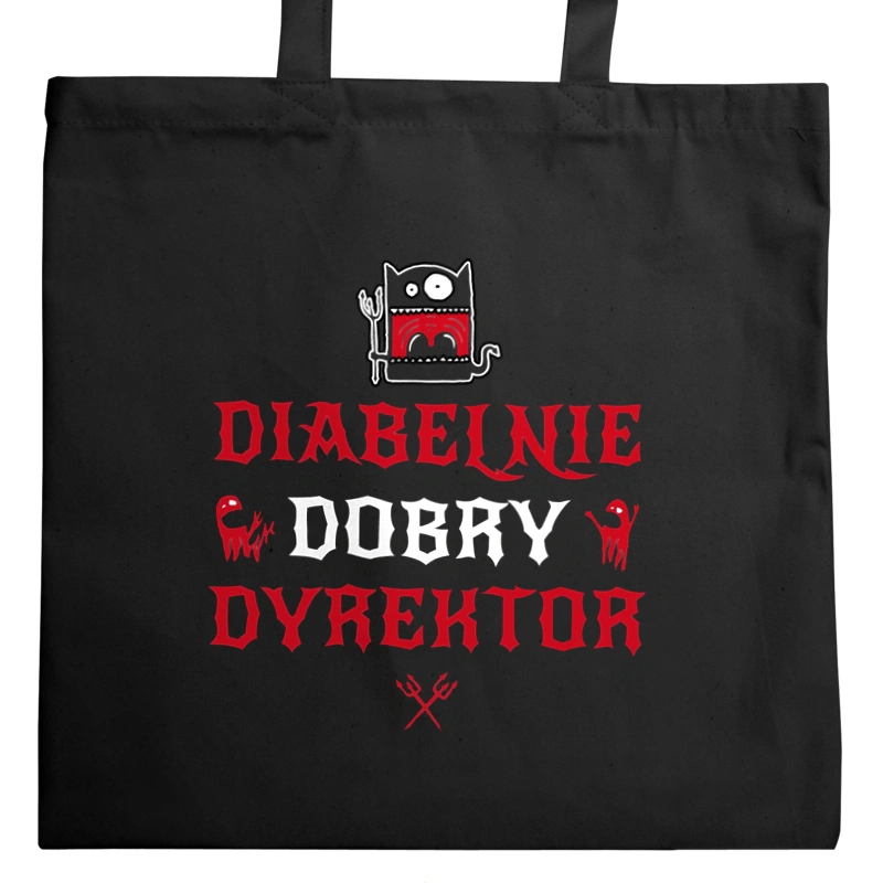 Diabelnie Dobry Dyrektor - Torba Na Zakupy Czarna