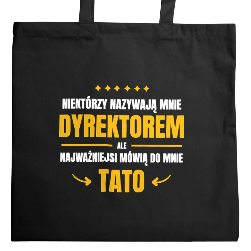 Tata Dyrektor - Torba Na Zakupy Czarna