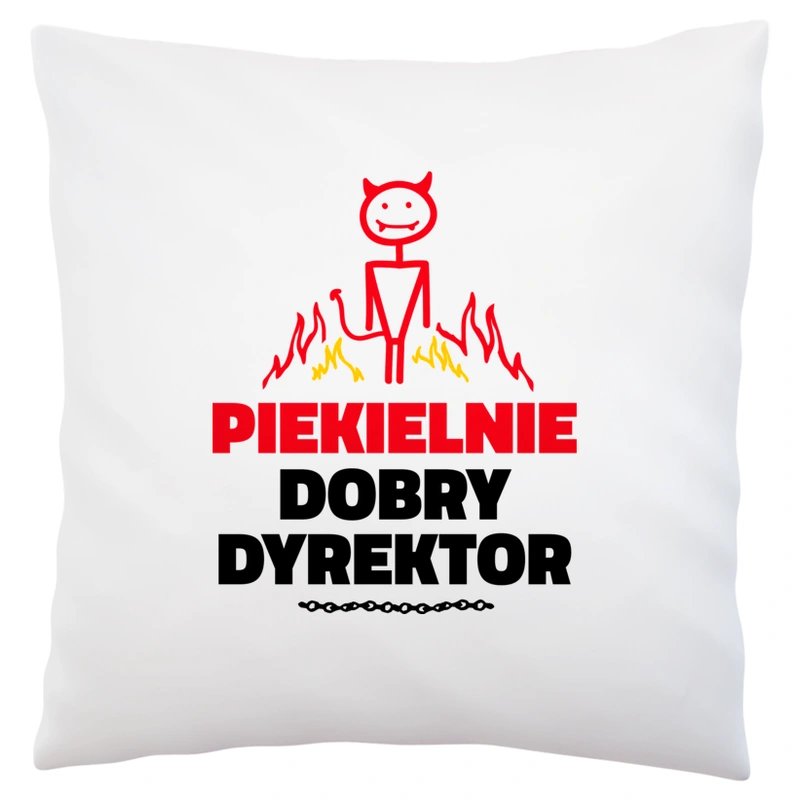 Piekielnie Dobry Dyrektor - Poduszka Biała