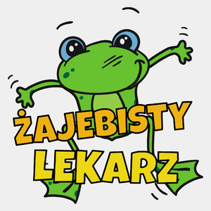 Żajebisty Lekarz - Męska Koszulka Biała