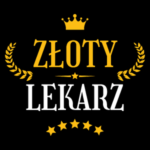 Złoty Lekarz - Torba Na Zakupy Czarna