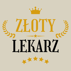 Złoty Lekarz - Torba Na Zakupy Natural