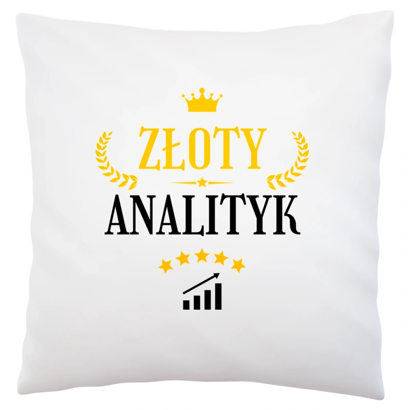 Złoty Analityk - Poduszka Biała