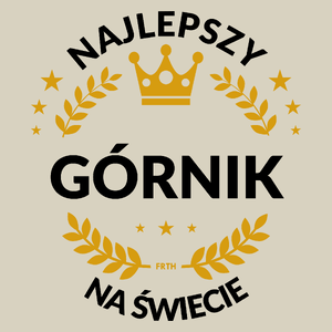 Najlepszy Górnik Na Świecie - Torba Na Zakupy Natural