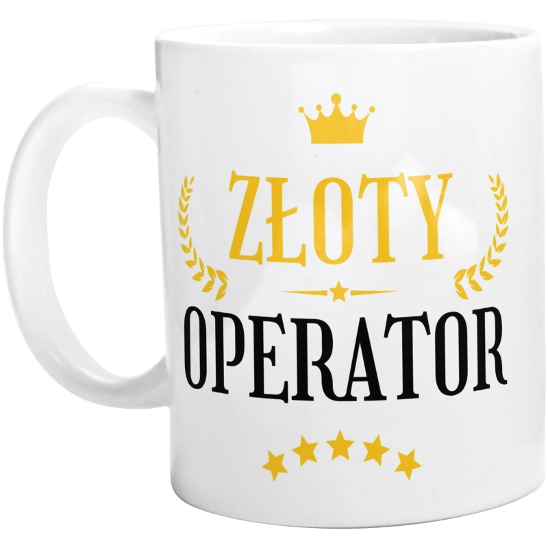 Złoty Operator - Kubek Biały