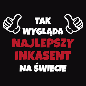 Tak Wygląda Najlepszy Inkasent Na Świecie - Męska Koszulka Czarna