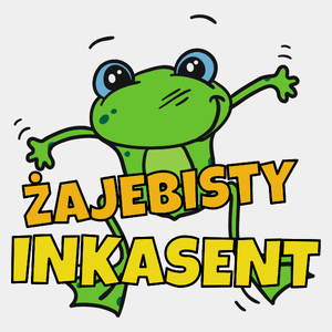 Żajebisty Inkasent - Męska Koszulka Biała