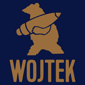 Miś Kapral Wojtek  - Męska Koszulka Ciemnogranatowa