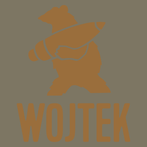 Miś Kapral Wojtek  - Męska Koszulka Khaki