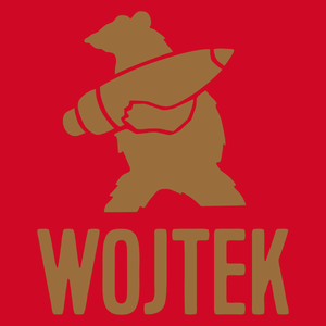 Miś Kapral Wojtek  - Męska Koszulka Czerwona